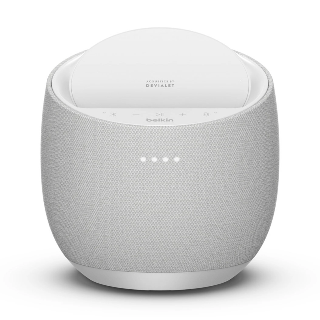 Портативная акустика Belkin + беспроводная зарядка Devialet Soundform Elite White - цена, характеристики, отзывы, рассрочка, фото 1