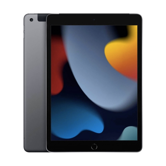 Б/У Планшет Apple iPad 9 10.2" Retina 256Gb Wi-Fi + 4G Space Gray 2021 (Идеальное) - цена, характеристики, отзывы, рассрочка, фото 1