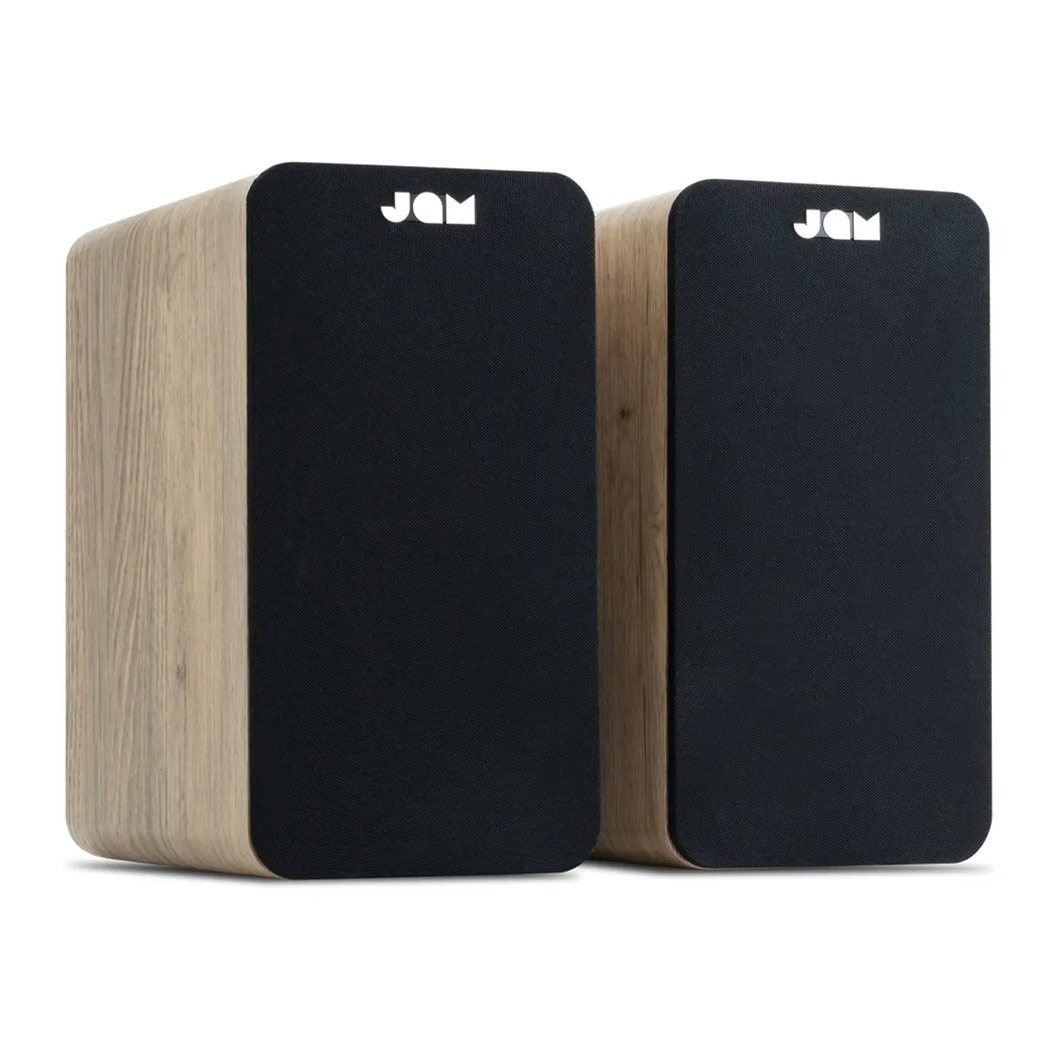 Бездротова акустика JAM HX-P400-BK-EU Bookshelf Speakers Wood - ціна, характеристики, відгуки, розстрочка, фото 1