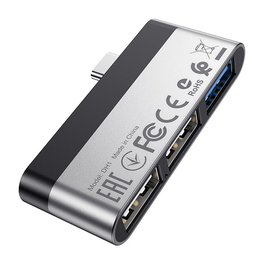 Адаптер Borofone DH1 Type-C to USB Space Grey