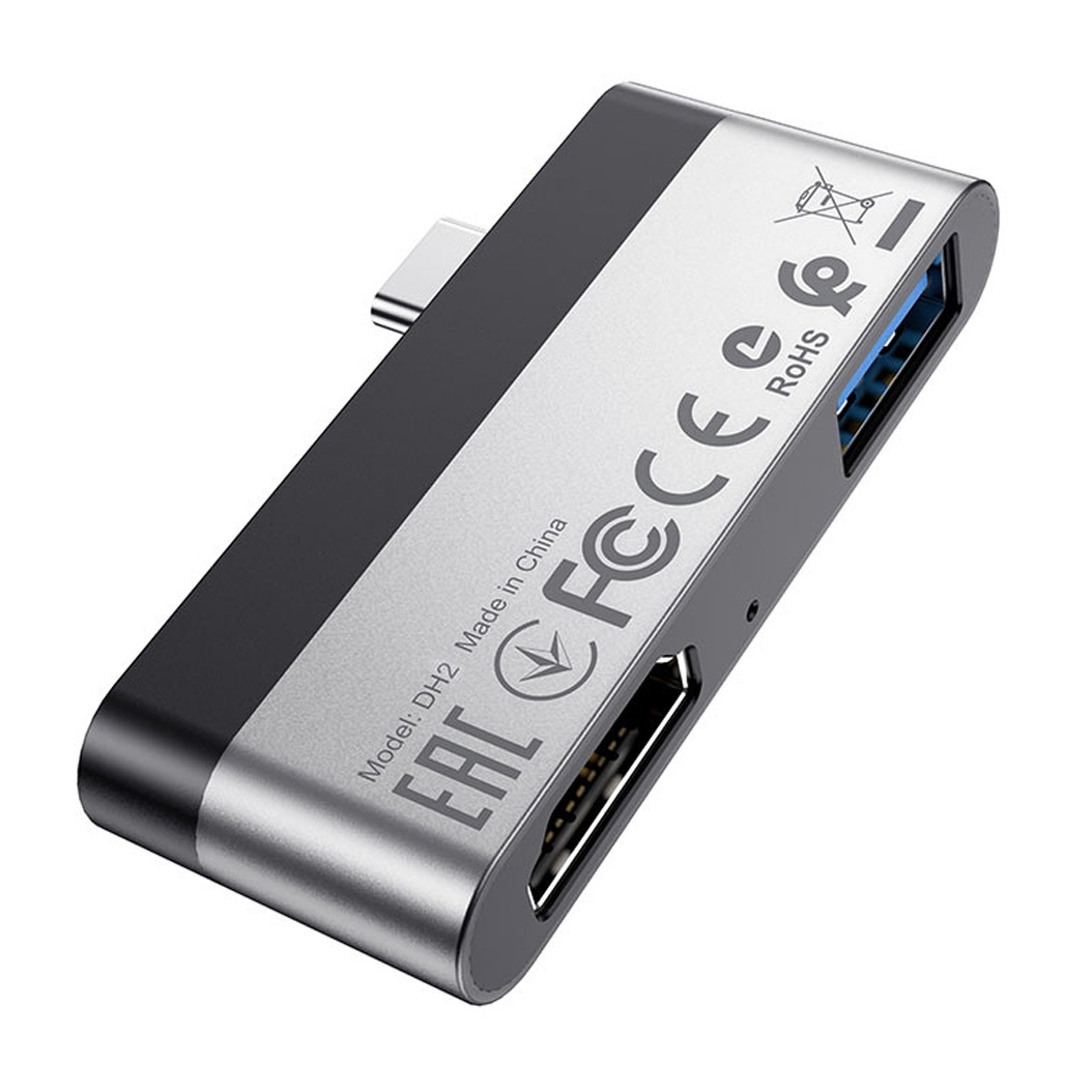 Адаптер Borofone DH1 Type-C to HDMI+USB 3.0 Space Grey - цена, характеристики, отзывы, рассрочка, фото 5