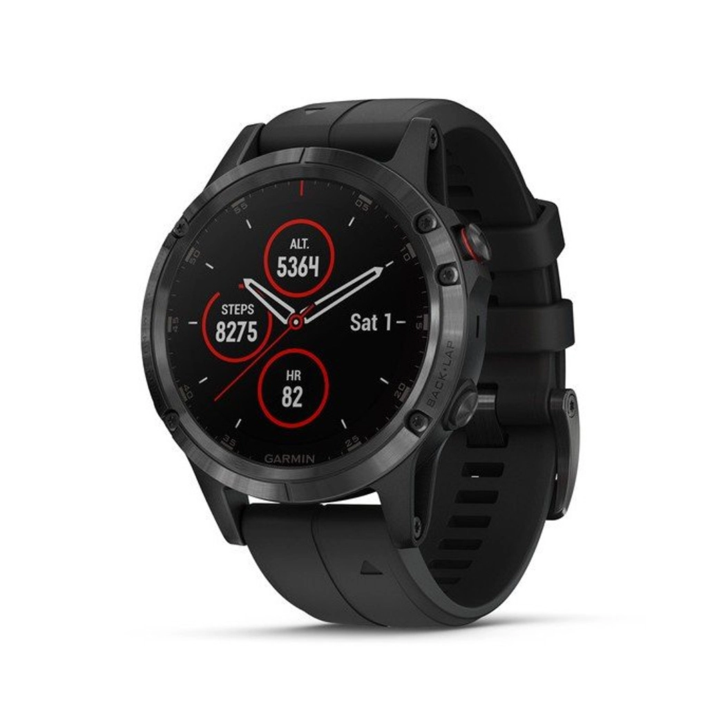 Спортивные часы Garmin Fenix 5 Plus Sapphire Black with Black Band