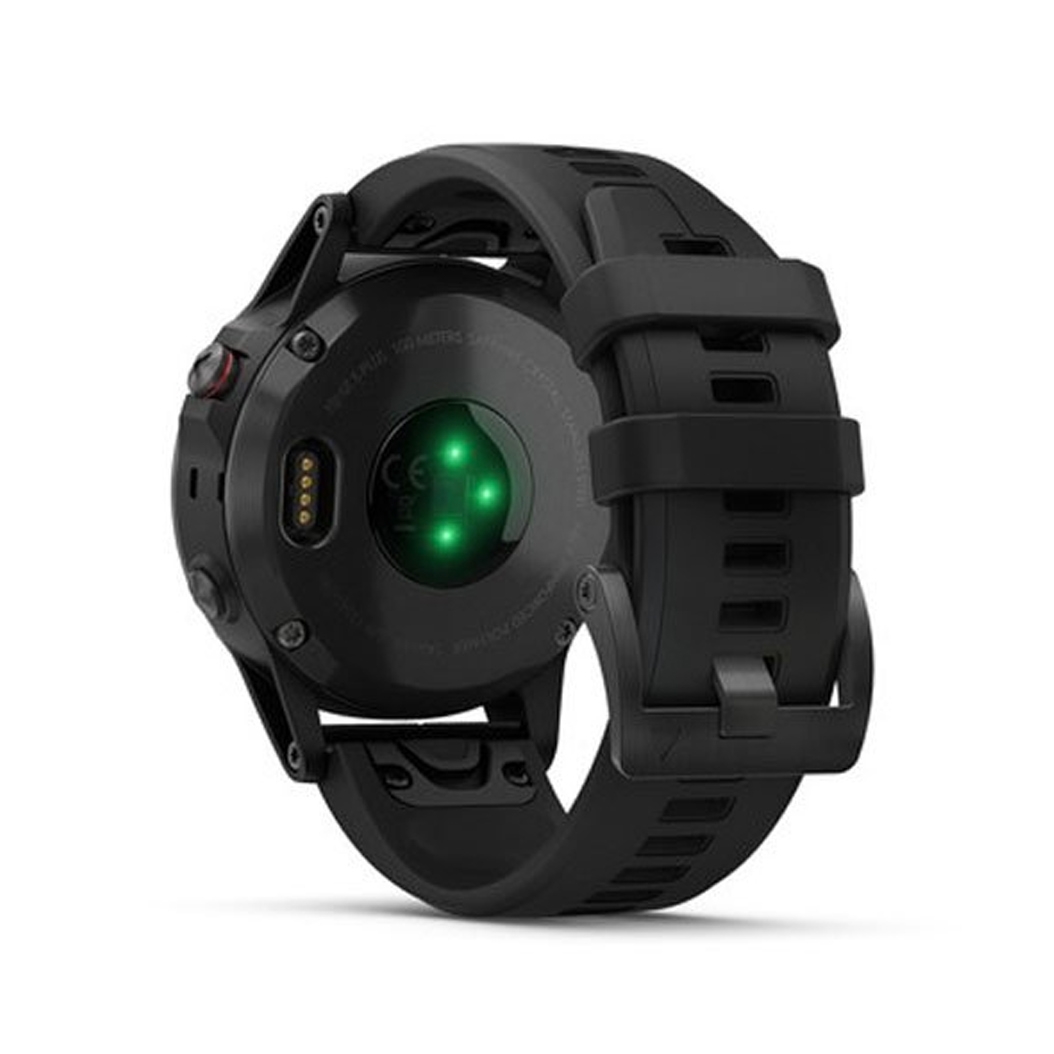 Спортивний годинник Garmin Fenix 5 Plus Sapphire Black with Black Band - ціна, характеристики, відгуки, розстрочка, фото 5