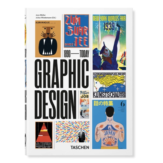 Книга Taschen Jens Muller: The History of Graphic Design. 40th Ed.