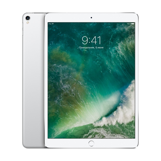 Б/У Планшет Apple iPad Pro 10.5" 256Gb Wi-Fi + LTE Silver 2017 (5+) - ціна, характеристики, відгуки, розстрочка, фото 1