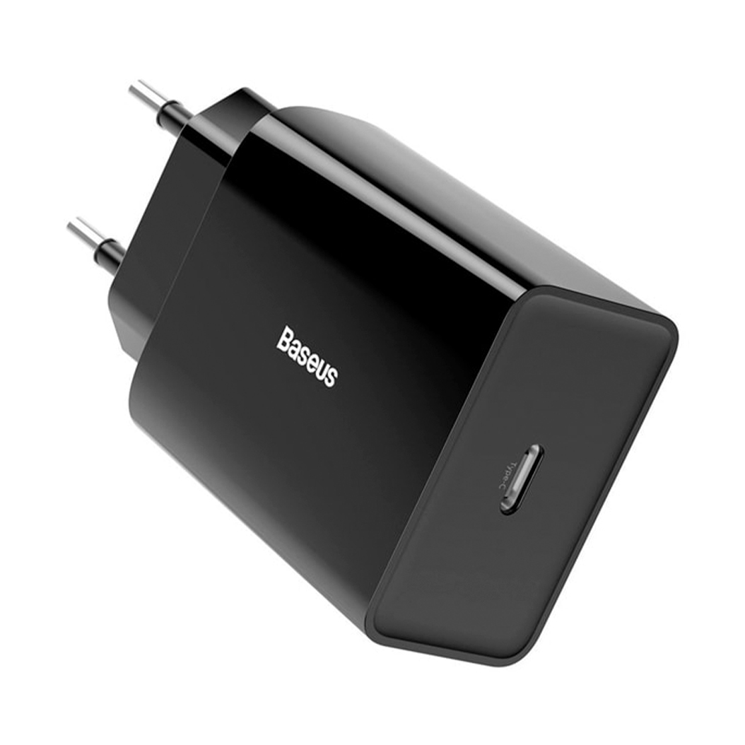 Сетевое зарядное устройство Baseus Speed Mini Quick Charger Type-C 20W Black - цена, характеристики, отзывы, рассрочка, фото 2