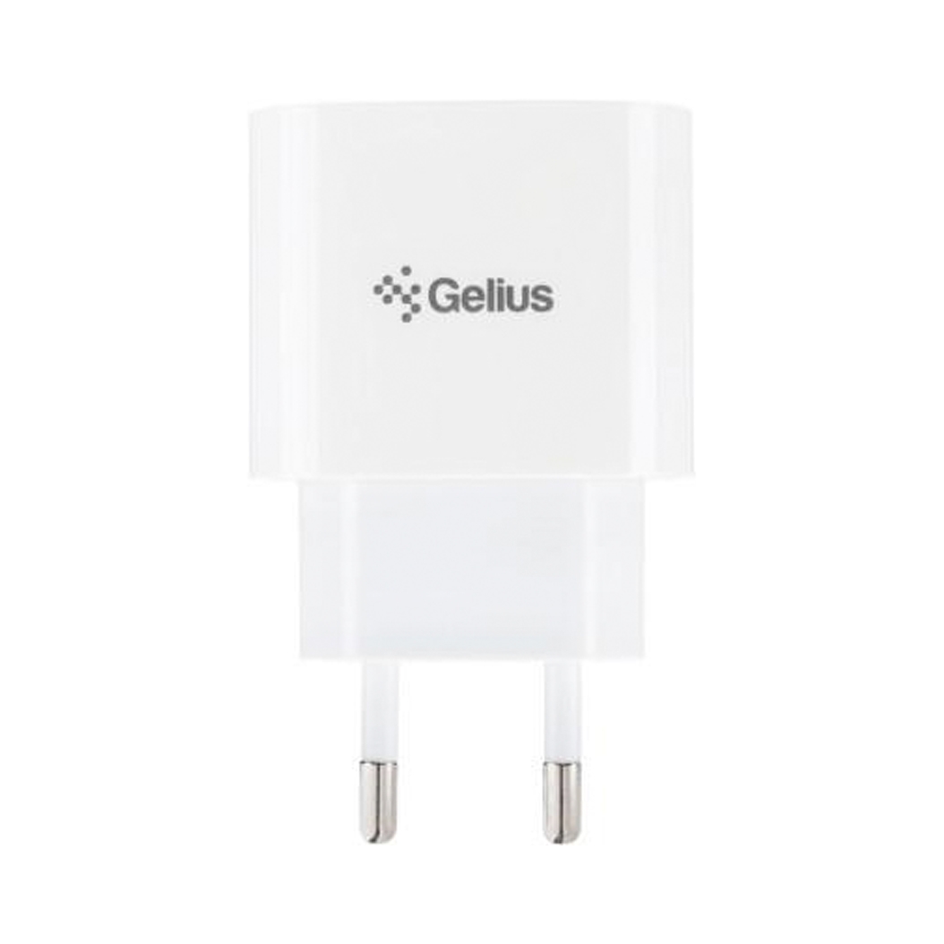 Мережевий зарядний пристрій Gelius Pro Type-C PD20W White - ціна, характеристики, відгуки, розстрочка, фото 1