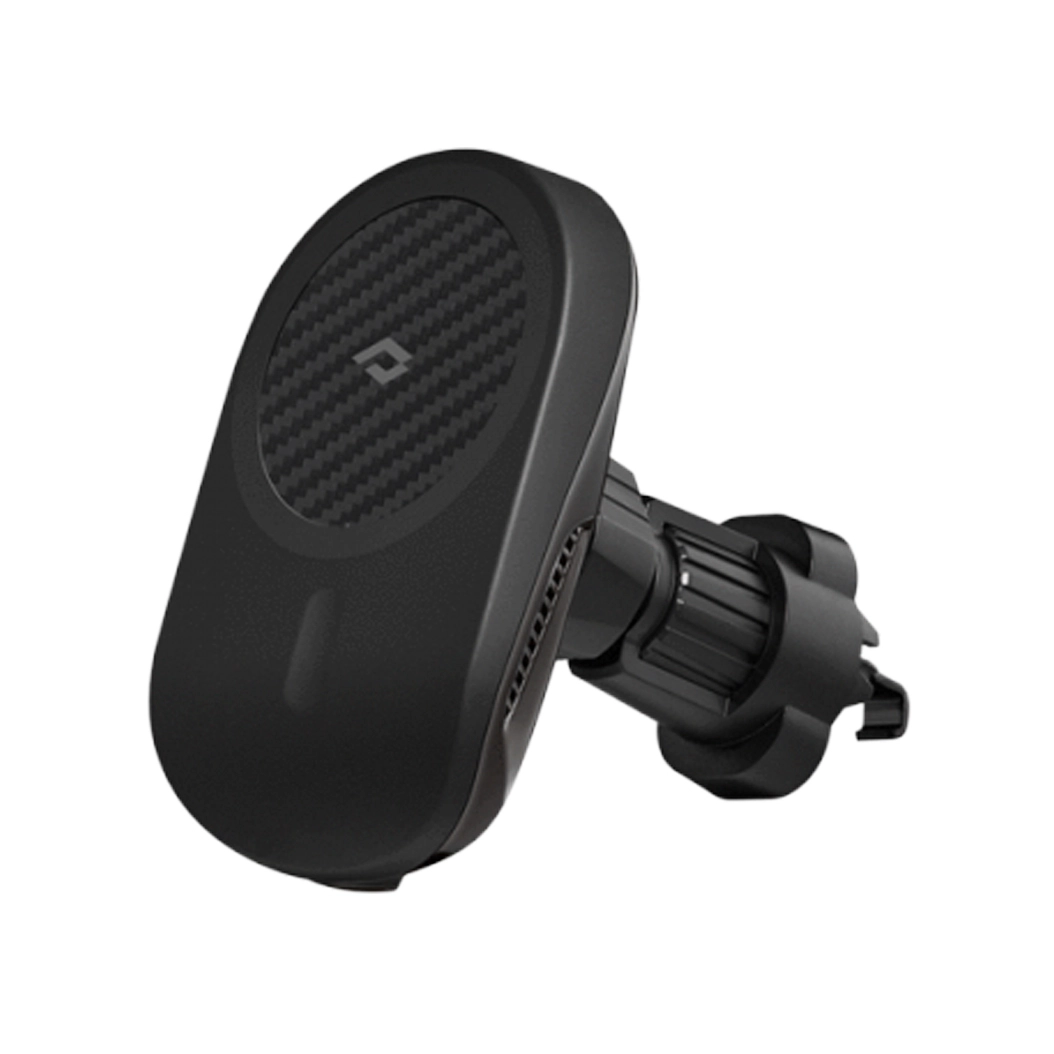 Бездротовий зарядний пристрій Pitaka MagEZ Mount Pro Car Vent Black - цена, характеристики, отзывы, рассрочка, фото 1