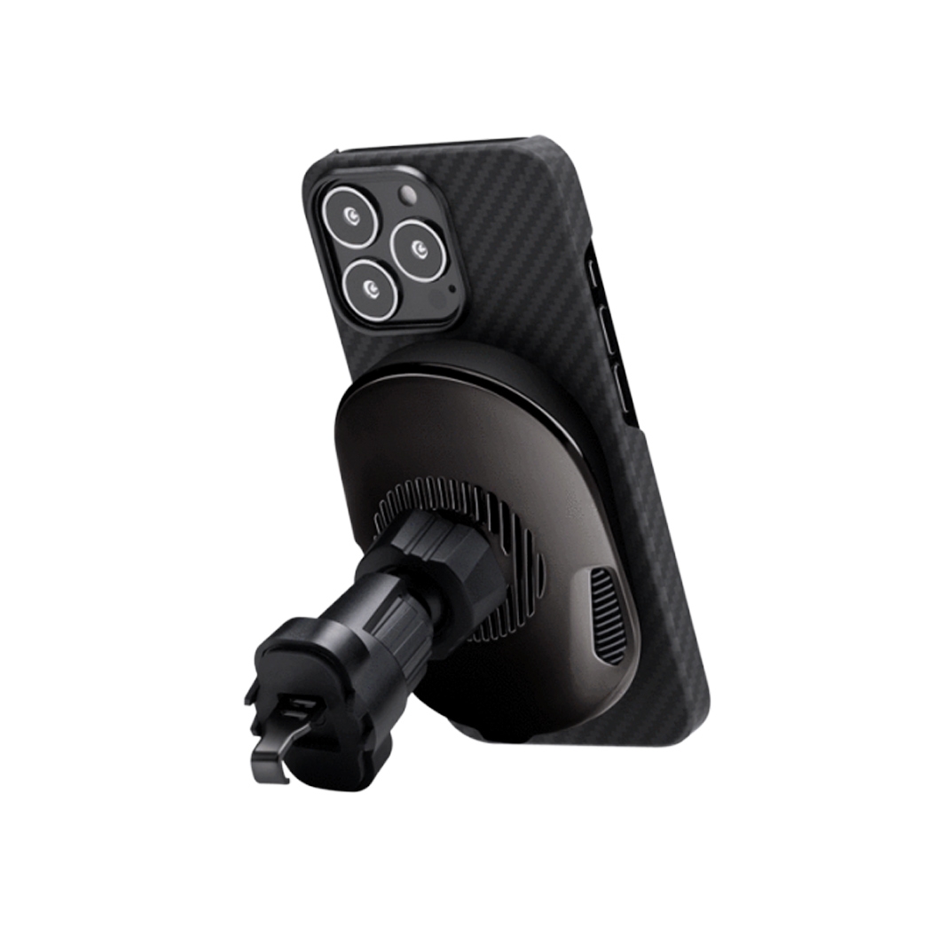 Беспроводное зарядное устройство-держатель Pitaka MagEZ Mount Pro Car Vent Black - цена, характеристики, отзывы, рассрочка, фото 3