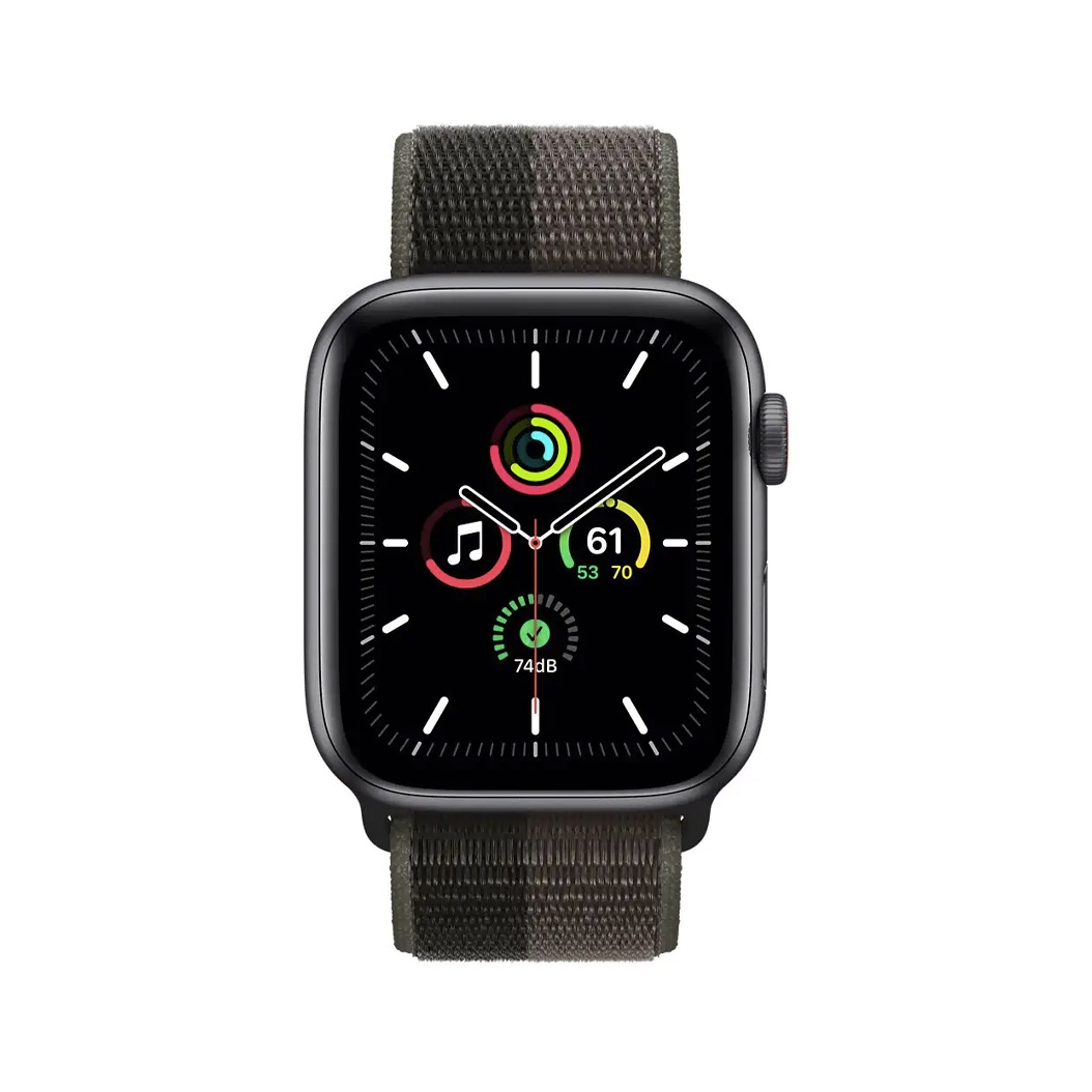 Смарт-часы Apple Watch SE + LTE 40mm Space Grey Aluminium with Tornado/Gray Sport Loop - цена, характеристики, отзывы, рассрочка, фото 2