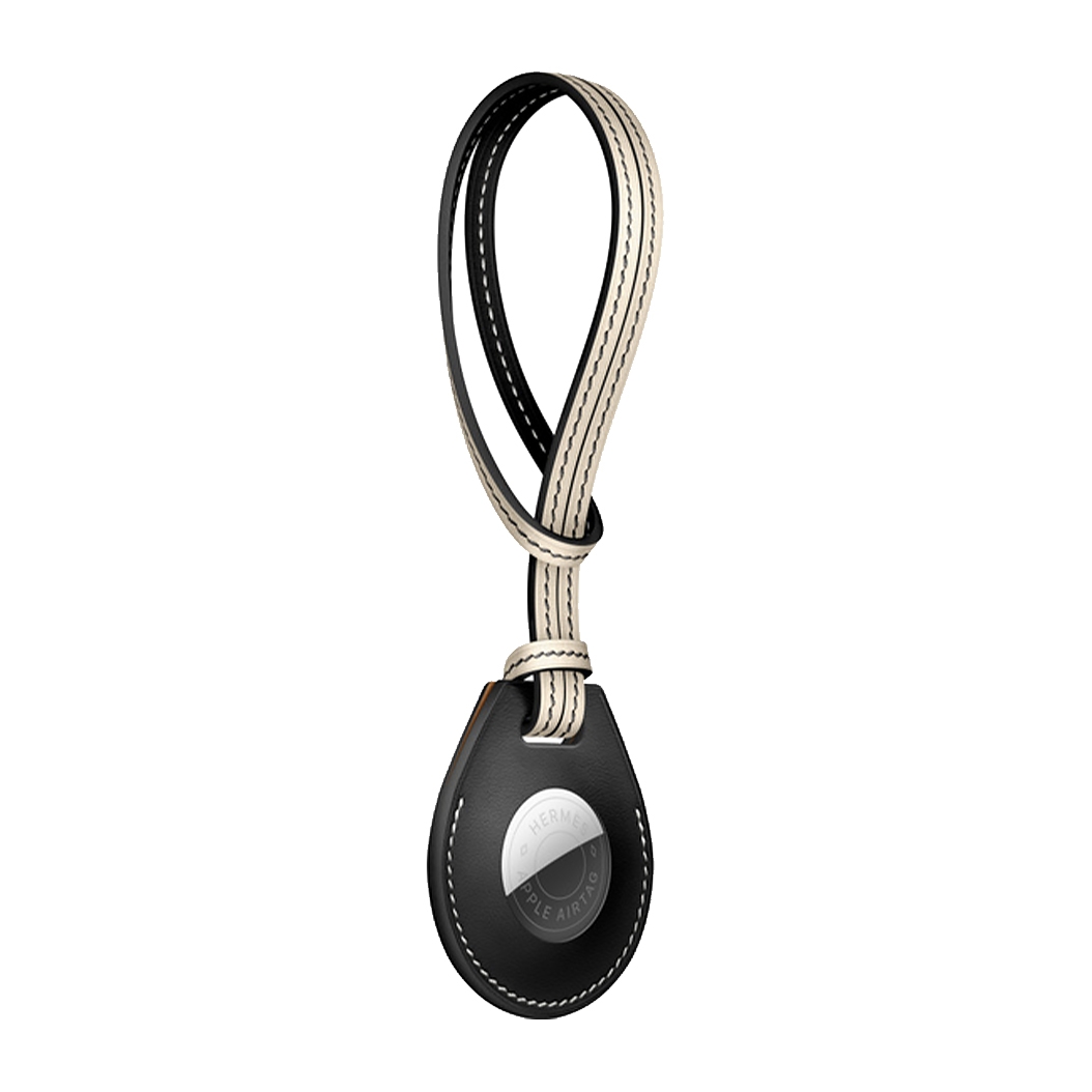 Підвіска Apple Hermes Bag Charm Noir with AirTag - ціна, характеристики, відгуки, розстрочка, фото 2