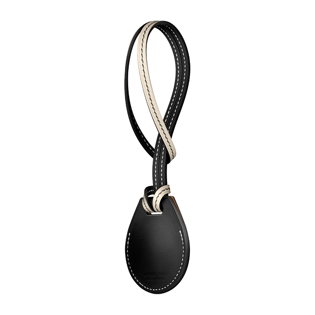 Підвіска Apple Hermes Bag Charm Noir with AirTag - ціна, характеристики, відгуки, розстрочка, фото 3