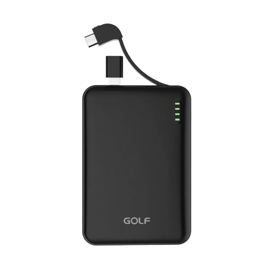 Зовнішній акумулятор Golf G73 10000 mAh Black - ціна, характеристики, відгуки, розстрочка, фото 1