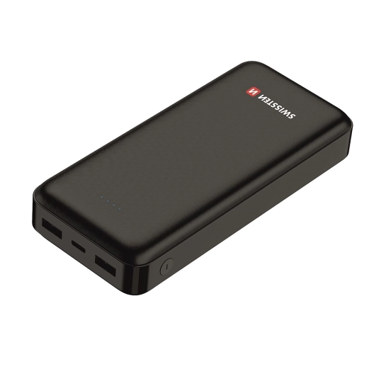 Внешний аккумулятор SWISSTEN WORX Power Bank 20000 mAh Black