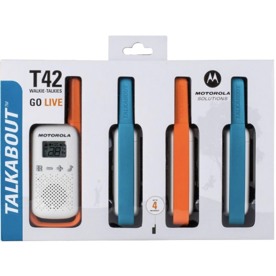 Портативна рація Motorola TALKABOUT T42 Quad Pack - ціна, характеристики, відгуки, розстрочка, фото 2
