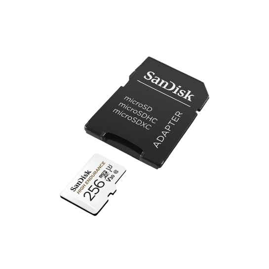 Карта памяти MicroSDXC 256 Gb SanDisk High Endurance (class 10) with adapter (UHS-I U3 100Mb/s) - цена, характеристики, отзывы, рассрочка, фото 2