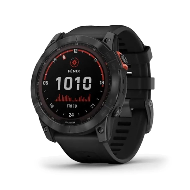 Спортивные часы Garmin Fenix 7X Solar Slate Gray with Black Band - цена, характеристики, отзывы, рассрочка, фото 1