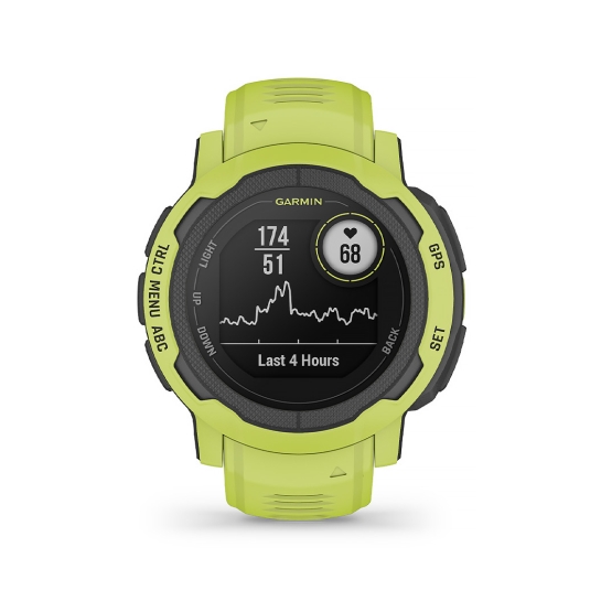 Спортивний годинник Garmin Instinct 2 Electric Lime - ціна, характеристики, відгуки, розстрочка, фото 2