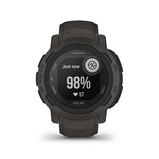 Спортивний годинник Garmin Instinct 2 Solar Graphite - ціна, характеристики, відгуки, розстрочка, фото 2
