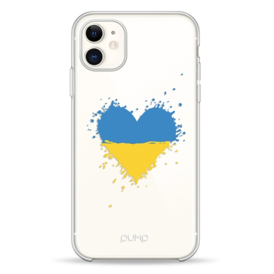 Чехол Pump UA Transparency Case for iPhone 11 Sertse Light Blue - цена, характеристики, отзывы, рассрочка, фото 1