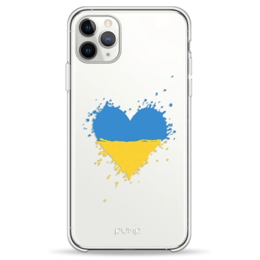 Чехол Pump UA Transparency Case for iPhone 11 Pro Max Sertse Light Blue - цена, характеристики, отзывы, рассрочка, фото 1