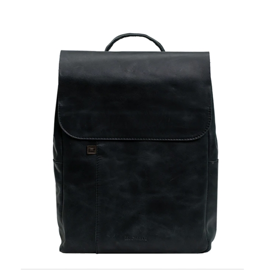 Шкіряний рюкзак для ноутбука INCARNE Unia S Чорний - ціна, характеристики, відгуки, розстрочка, фото 1