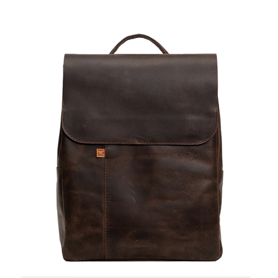 Шкіряний рюкзак для ноутбука INCARNE Unia S Коричневий - ціна, характеристики, відгуки, розстрочка, фото 1
