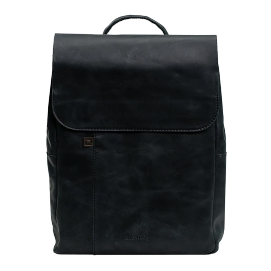 Шкіряний рюкзак для ноутбука INCARNE Unia M Чорний - ціна, характеристики, відгуки, розстрочка, фото 1