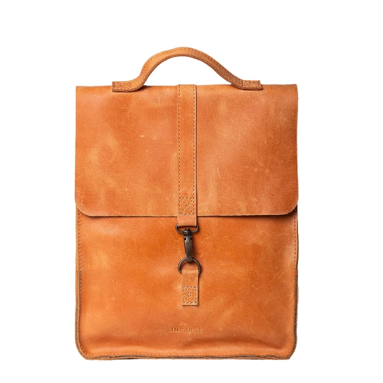 Шкіряний рюкзак INCARNE New Dream S Коньяк - ціна, характеристики, відгуки, розстрочка, фото 1