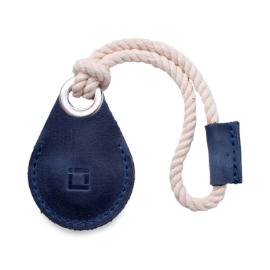 Кожаный чехол INCARNE Air Holder для Apple AirTag Синий - цена, характеристики, отзывы, рассрочка, фото 1