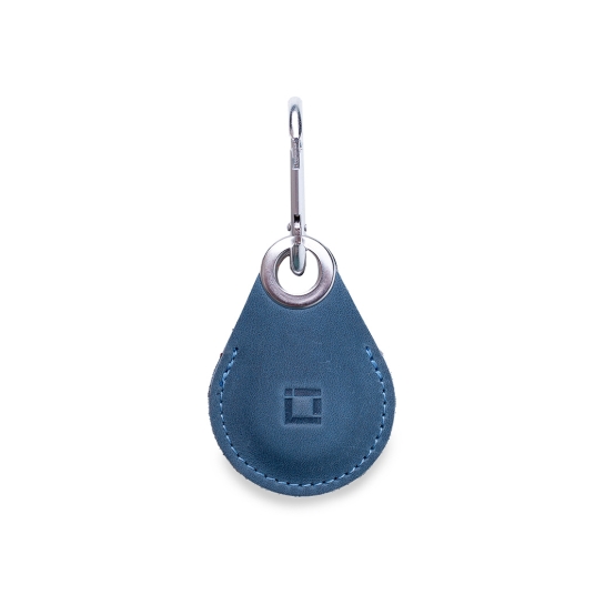 Кожаный чехол INCARNE Key Tag для Apple AirTag Голубой - цена, характеристики, отзывы, рассрочка, фото 1