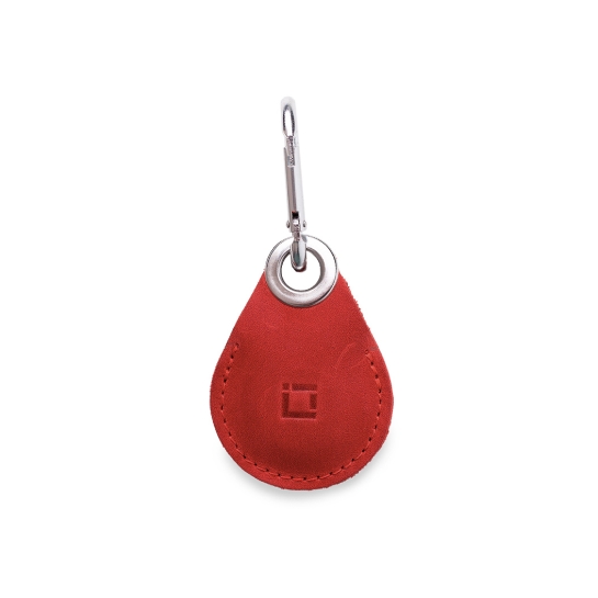 Кожаный чехол INCARNE Key Tag для Apple AirTag Красный - цена, характеристики, отзывы, рассрочка, фото 1