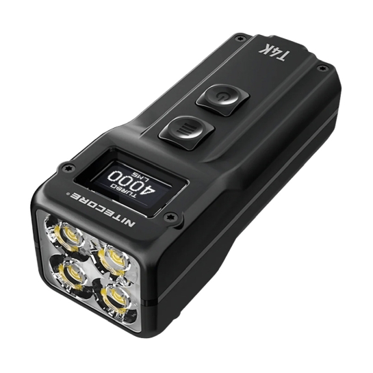 Надпотужний, EDC ліхтар з OLED дисплеєм Nitecore T4K (USB Type-C) - ціна, характеристики, відгуки, розстрочка, фото 1