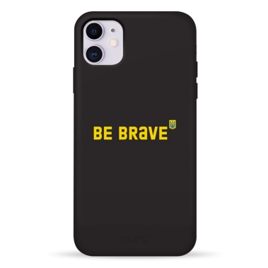Чохол Pump Silicone Minimalistic Case for iPhone 11 Be Brave # - цена, характеристики, отзывы, рассрочка, фото 1
