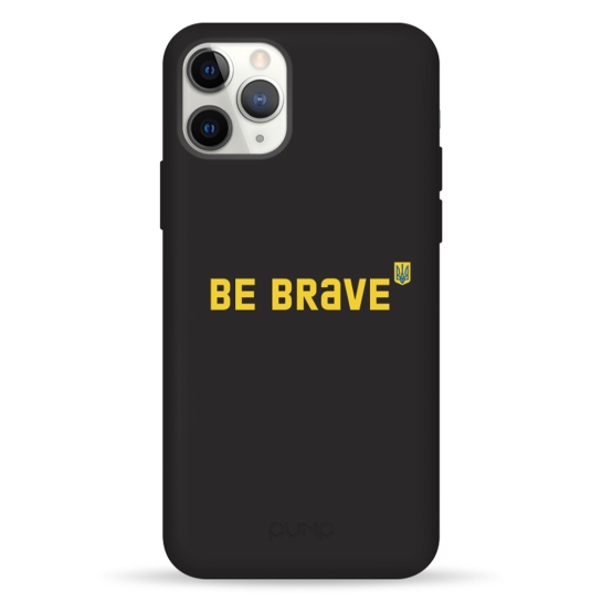 Чехол Pump Silicone Minimalistic Case for iPhone 11 Pro Be Brave - цена, характеристики, отзывы, рассрочка, фото 1