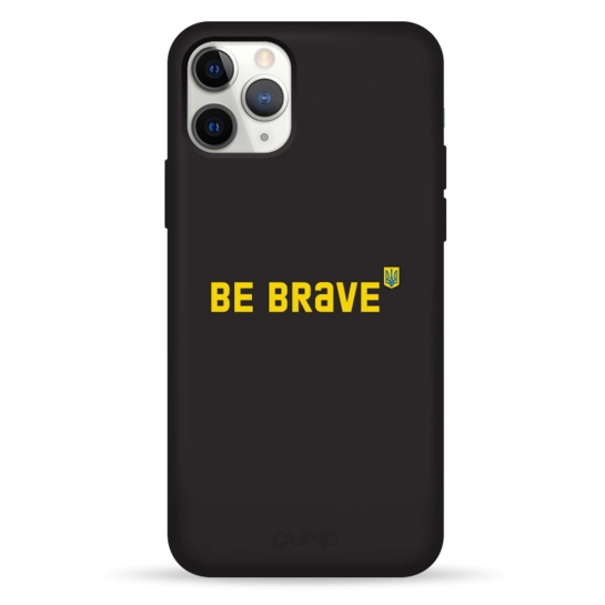 Чохол Pump Silicone Minimalistic Case for iPhone 11 Pro Be Brave #