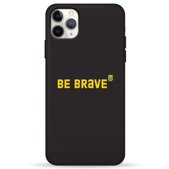 Чехол Pump Silicone Minimalistic Case for iPhone 11 Pro Max Be Brave #