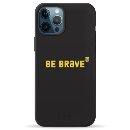Чохол Pump Silicone Minimalistic Case for iPhone 12 Pro Max Be Brave - ціна, характеристики, відгуки, розстрочка, фото 1
