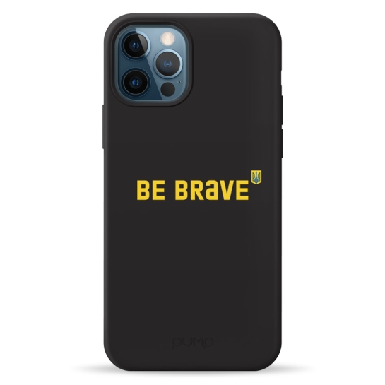Чехол Pump Silicone Minimalistic Case for iPhone 12/12 Pro Be Brave - цена, характеристики, отзывы, рассрочка, фото 2
