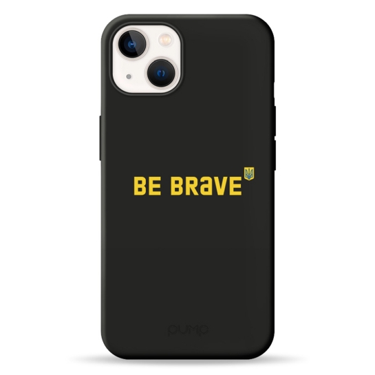 Чехол Pump Silicone Minimalistic Case for iPhone 13 Be Brave - цена, характеристики, отзывы, рассрочка, фото 1