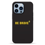 Чохол Pump Silicone Minimalistic Case for iPhone 13 Pro Be Brave