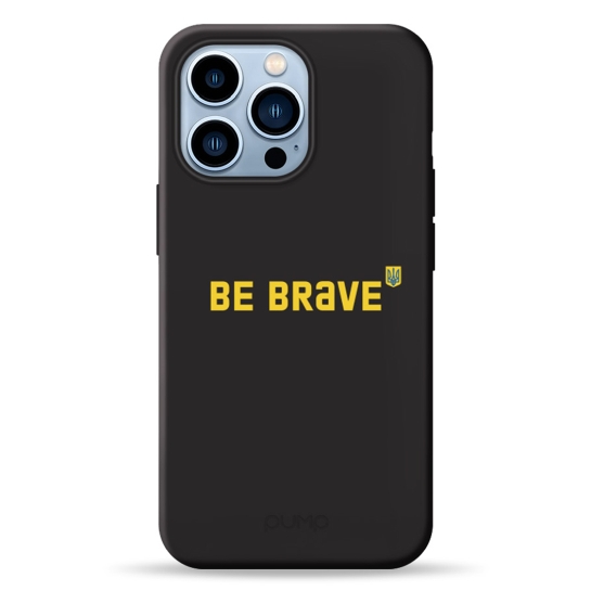 Чохол Pump Silicone Minimalistic Case for iPhone 13 Pro Be Brave - ціна, характеристики, відгуки, розстрочка, фото 1