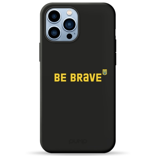Чохол Pump Silicone Minimalistic Case for iPhone 13 Pro Max Be Brave - ціна, характеристики, відгуки, розстрочка, фото 1