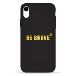 Чохол Pump Silicone Minimalistic Case for iPhone XR Be Brave