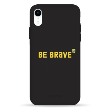 Чохол Pump Silicone Minimalistic Case for iPhone XR Be Brave - цена, характеристики, отзывы, рассрочка, фото 1