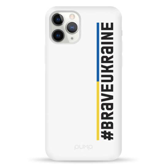 Чохол Pump Silicone Minimalistic Case for iPhone 11 Pro Brave Ukraine - цена, характеристики, отзывы, рассрочка, фото 1