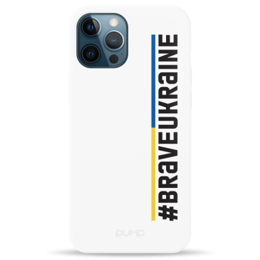 Чохол Pump Silicone Minimalistic Case for iPhone 12 Pro Max Brave Ukraine - цена, характеристики, отзывы, рассрочка, фото 1