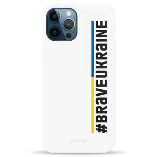 Чохол Pump Silicone Minimalistic Case for iPhone 12 Pro Max Brave Ukraine - ціна, характеристики, відгуки, розстрочка, фото 1