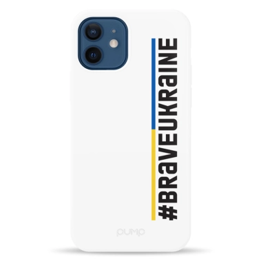 Чохол Pump Silicone Minimalistic Case for iPhone 12\12 Pro Brave Ukraine - цена, характеристики, отзывы, рассрочка, фото 1