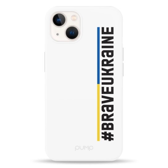 Чехол Pump Silicone Minimalistic Case for iPhone 13 Brave Ukraine